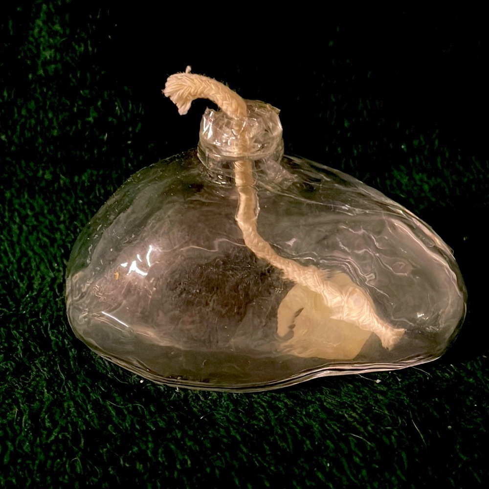 Pottery Barn Organic Oil Lamp.